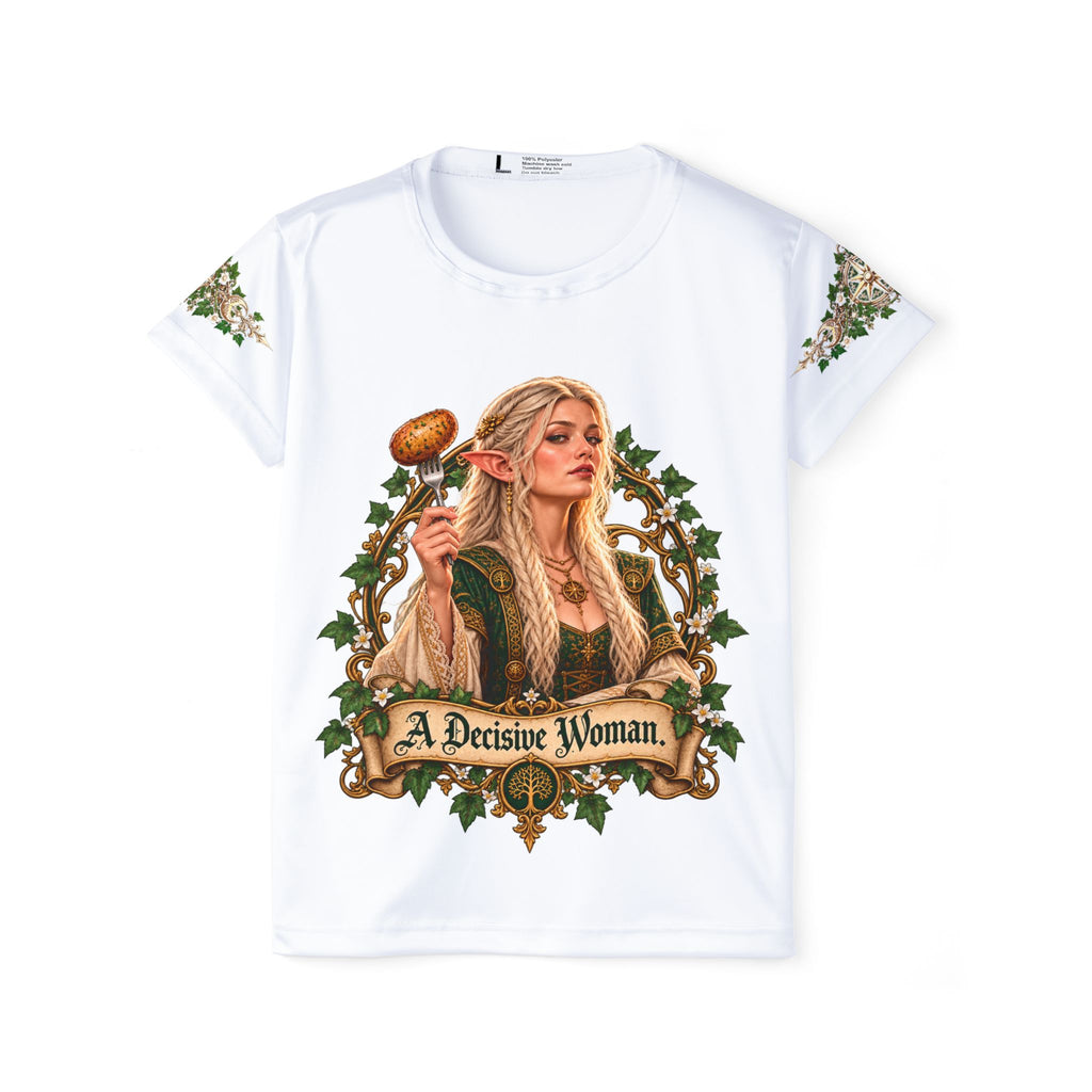 Liora Dawnmere — “A Decisive Woman” Women’s Fantasy Tee